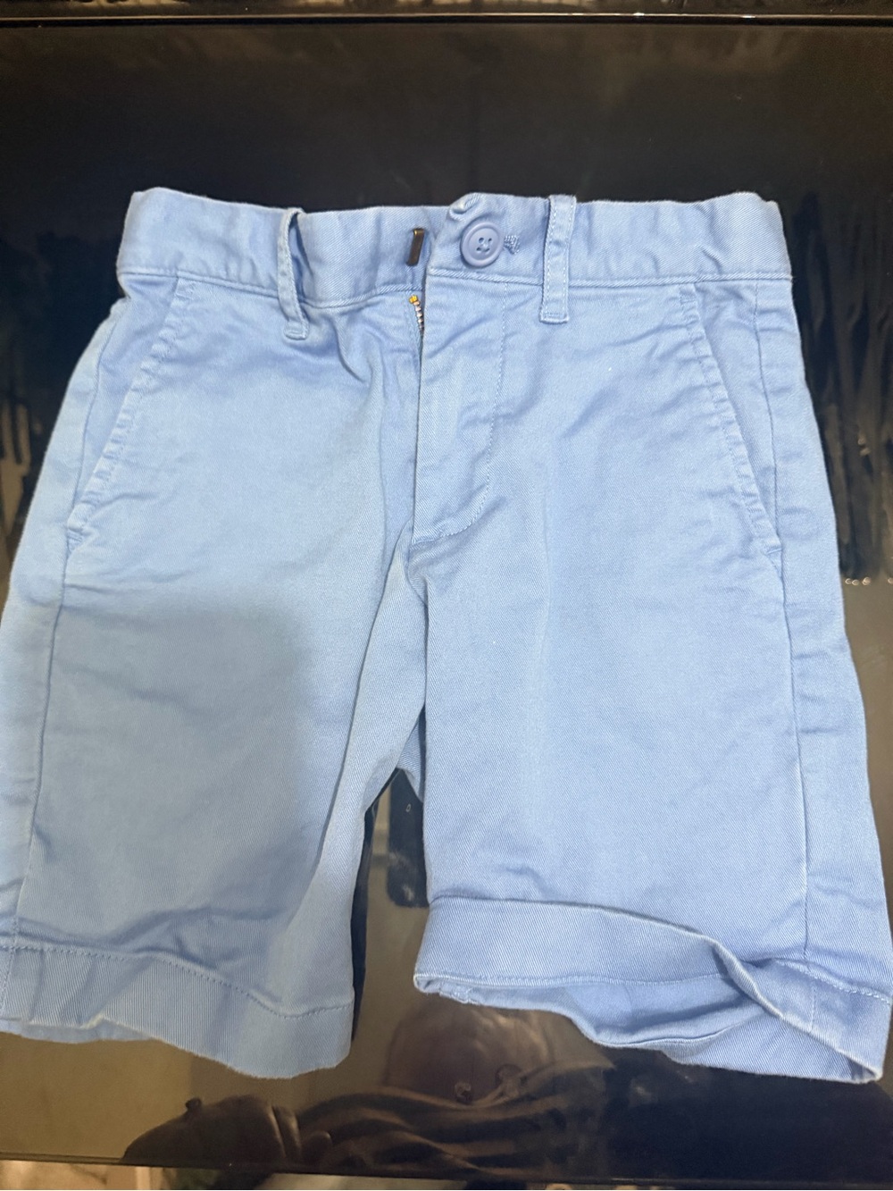 Crewcuts Light Blue Cotton Shorts for Kids